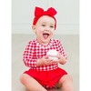 RuffleButts Baby Girls UPF50+ Long Sleeve Skirted One Piece Rash Guard - 3 of 4