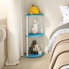 HOMLUX 3 Tier Decorative Corner Bookshelf Display Rack - 2 of 4