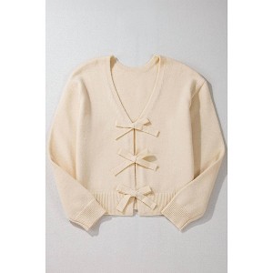 Women's Wo's Cloud Bow Sweater - dear lover - 1 of 3