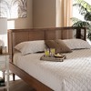 Rina Wood Wrap Around Headboard Ash Walnut - Baxton Studio - 4 of 4