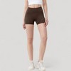 Anna-Kaci Active Women's High Waist Workout Shorts with Side Pockets and Seam-Contoured Fit for Flexible Movement - 2 of 4