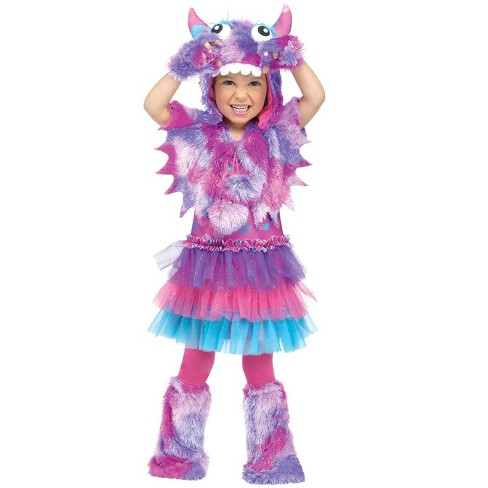 Fun World Polka Dot Monster Toddler Costume, Large (3t-4t) : Target