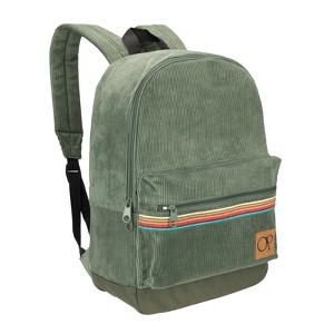 Ocean Pacific OG 18.5" Corduroy Backpack for Boy and Girl, Casual Daypack for Men Women, Fits 15.6 Inch Laptop - 1 of 4