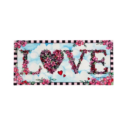 Evergreen Flag LOVE in the Clouds Sassafras Switch Mat