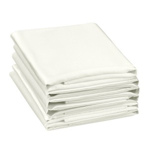 Unique Bargains Restaurant Wedding Banquet Sateen Napkins 20 x 20 Inches 6 Pcs - 1 of 4