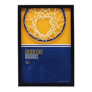 NBA Golden State Warriors Print-On Glass Wall Sign - 1 of 4