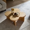 Gulches Modern Butterfly Coffee Table - Split Design for Living Room Bedroom Office, Easy Clean - 2 of 4