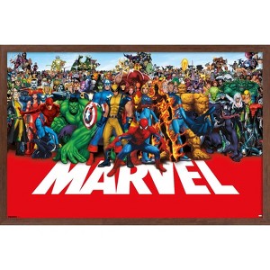 Trends International Marvel Publishing - The Marvel Lineup 2025 Framed Wall Poster Prints - 1 of 4