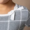 Hope & Henry Girls' Bow Detail Sweater Dress, Toddler - 3 of 4