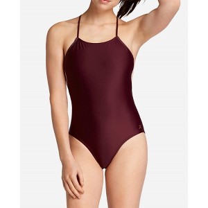 Women's Strappy Halter Mesh Leotard One Piece - Danskin - 1 of 3