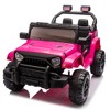 Whsien Children’s Gift, Four-Wheel Ride-On Car with Parent Control and Digital Letter Stickers - 3 of 4