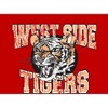 Vintage Sport West Side Tigers Adult Crew Neck Short Sleeve Tee - 2 of 2