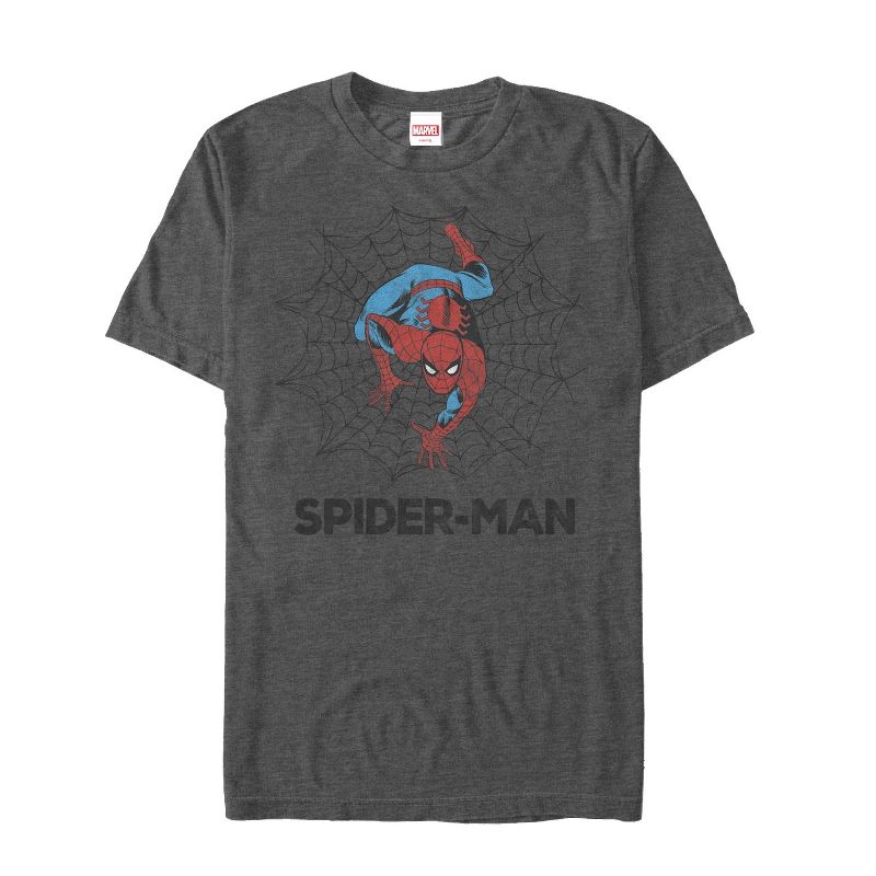 Men's Marvel Spider-Man Web T-Shirt, 1 of 5
