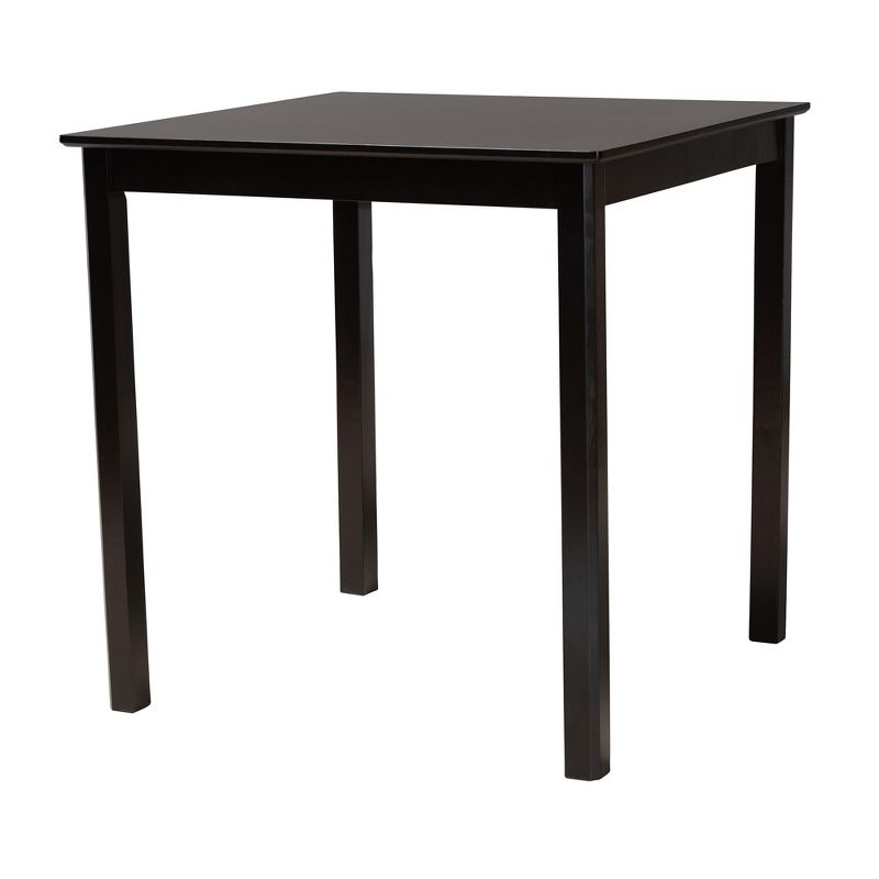 Baxton Studio Lenoir Modern Espresso Brown Finished Wood Counter Height Pub Table, 2 of 8