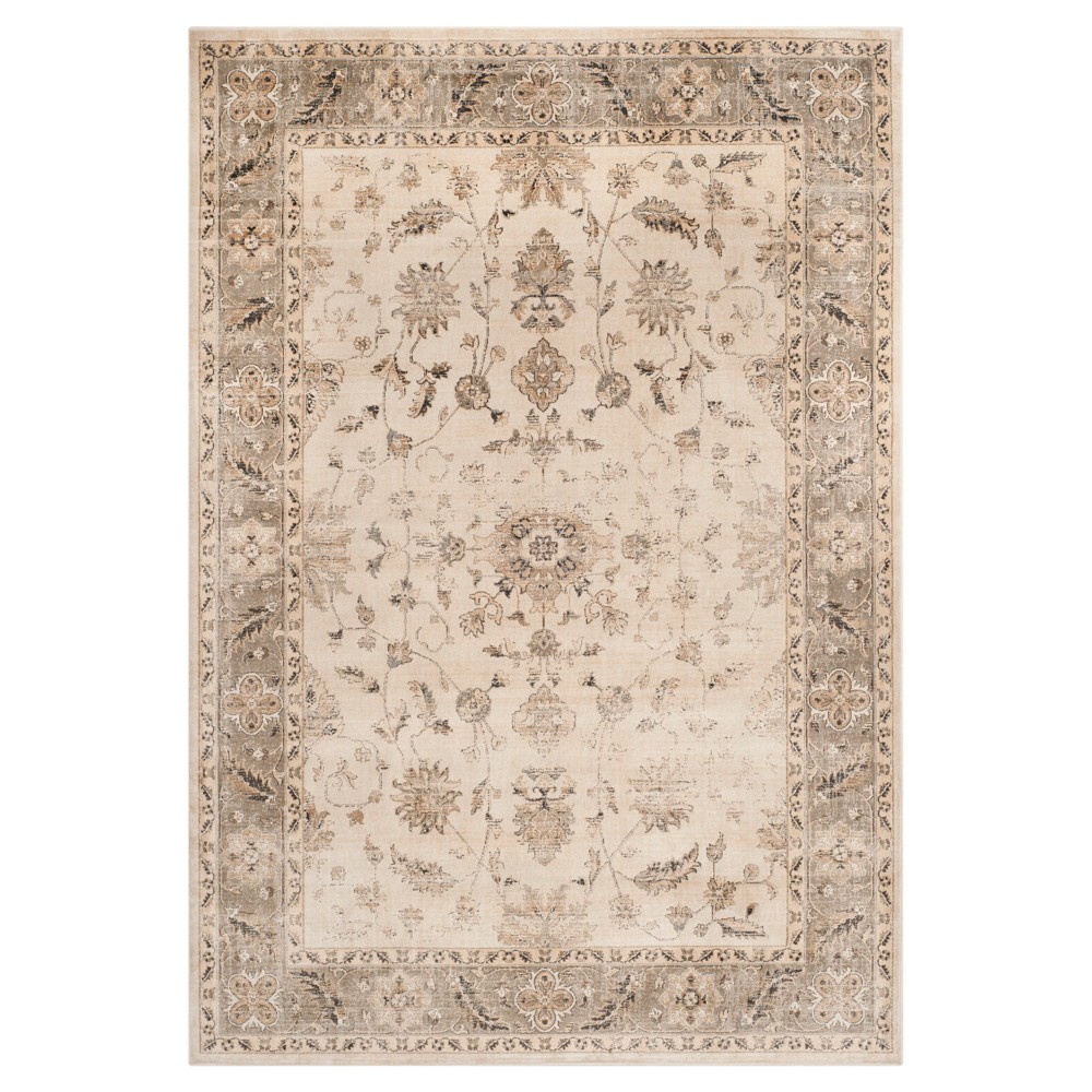 Preston Vintage Area Rug - Stone/Brown (7'6inx10'6in) - Safavieh