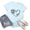 Simply Sage Market Gigi Heart Outline Short Sleeve Tee - 3 of 4