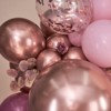 PartyWoo Balloon Garland Kit Dusty Rose Rose Gold Metallic 18 12 10 5 Inch 140 pcs - 4 of 4