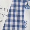 "The Secret Ingredient Is Always Love" Gingham & Floral Flower Pattern Woven Kitchen Tea Towels, Set of 3 - 2 of 4