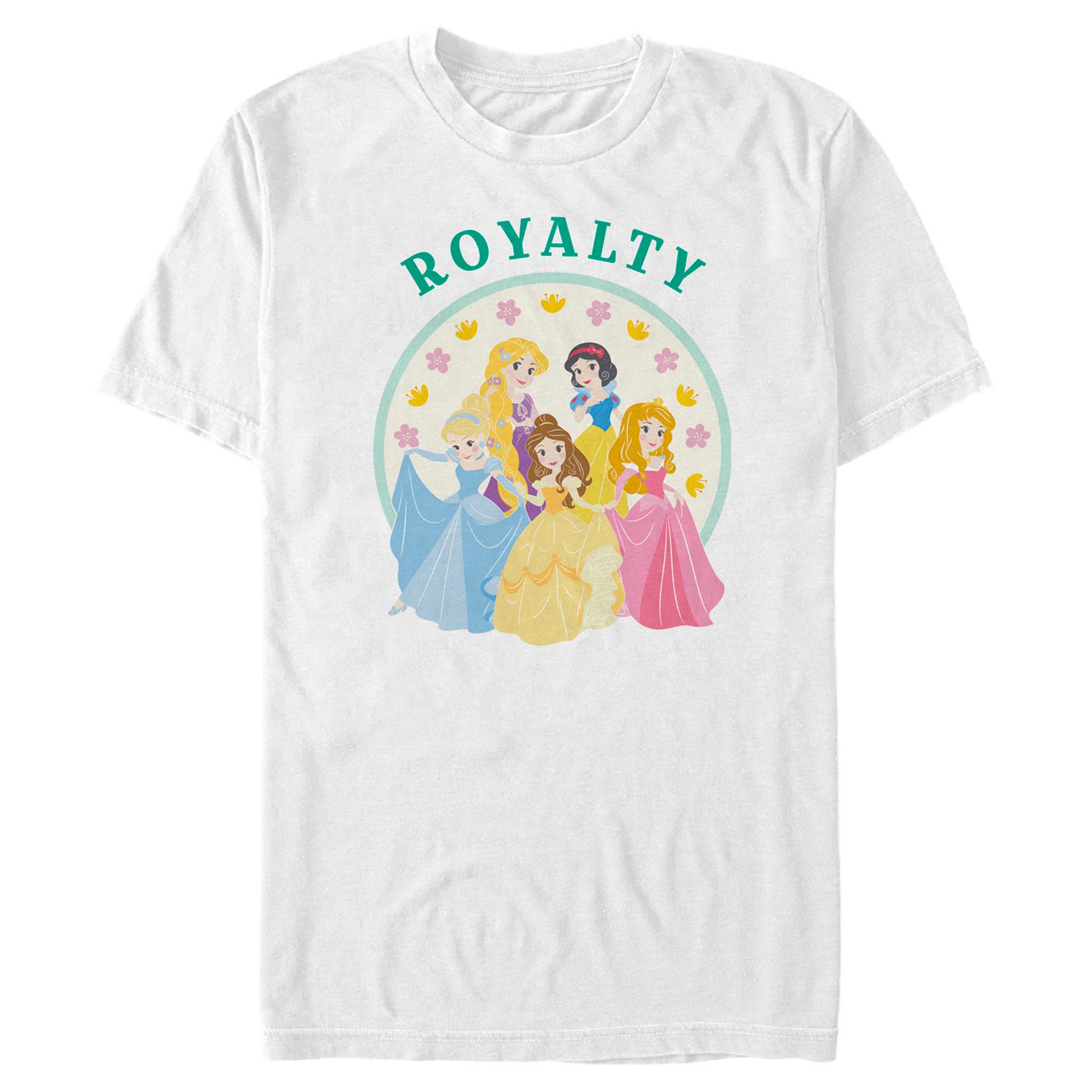 Men's Disney Cute Royalty Cartoon  T-Shirt - White - Large