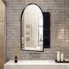 NicBex Arched Recessed Bathroom Storage Cabinet with Mirror,Bathroom Wall Cabinet with Adjustable Shelves,Bathroom Medicine Cabinet for Bathroom - 2 of 4