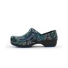Anywear SR Angel Nursing Clogs - Non-Slip Work Shoes for Women & Men -Cushioned Nurse Clogs - Prismatic Spirals Blue - 7 Women/5 Men - 2 of 4