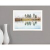 HomeRoots Lake Reflections White Framed Print Wall Art - 2 of 4