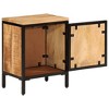 vidaXL Bed Cabinet 15.7"x11.8"x20.7" Solid Rough Mango Wood - 2 of 4