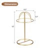 Unique Bargains Metal Tabletop Freestanding Modern Hat Display Stand 2 Pcs - 2 of 3