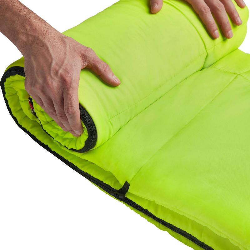 Coleman Kompact 30 Degree Sleeping Bag - Lime Green, 6 of 11