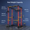 Sportsroyals 1600LB Power Rack with Adjustable Cable Crossover - 3 of 4