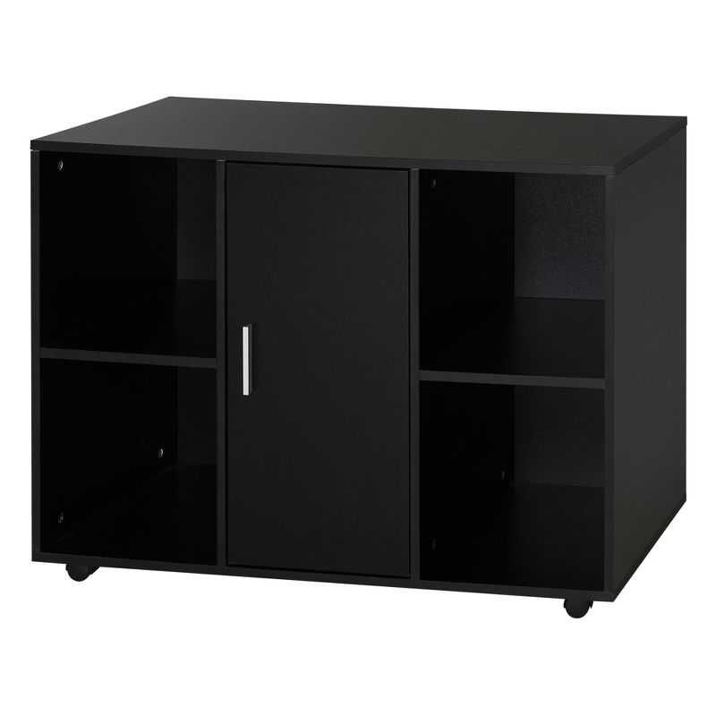 Vinsetto Multipurpose Filing Cabinet Printer Stand with an Interior Cabinet, 2 Shelves, & Printers/Scanner Area, 1 of 7