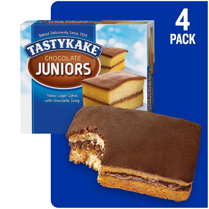 Tastykake Chocolate Junior Layer Cakes - 4ct/12oz, 4 of 9