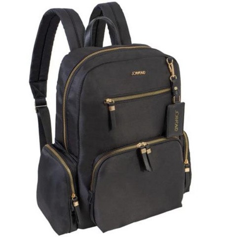 JOAN & DAVID Twill Nylon 18 Inch Workbook Backpack