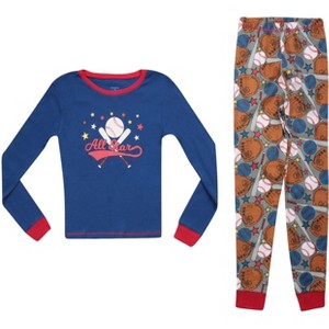 Just Love Boys Printed Pajama Sets - Snug Fitting PJ Tops & Bottoms for Boys - 1 of 1