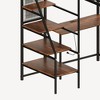 Sapphtopaz Full Size Loft Bed with Desk Metal Loft Bed with Stairs & Guardrail,Space-Saving Beds Frame with Charger Station & LED for Teen&Adult - 2 of 4
