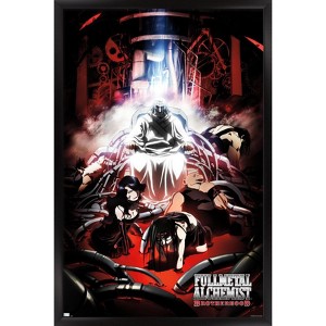 Trends International Fullmetal Alchemist: Brotherhood - Key Art 3 Framed Wall Poster Prints - 1 of 4