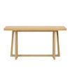 CAVINAS Minimalist Console Table with Sturdy Construction,Rectangular Entryway Table with Wood Grain Design,Console Table for Living Room - 4 of 4