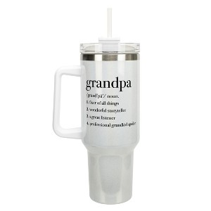 Elanze Designs Grandpa Definition Storyteller Spoiler 40 oz. Stainless Steel, Large Water Bottle Coffee Mug, Spill & Leak Resistant, Thermal Travel - 1 of 1