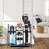 VEVOR Golf Storage Garage Organizer, 2 Golf Bag Storage Stand Holder and Other Sports Equipment Storage Rack, Outdoor Steel Garage Organizer Shelves - 2 of 4