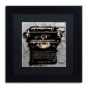 Trademark Fine Art -Roderick Stevens 'Movie Typewriter' Matted Framed Art - 2 of 4