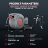 Mojgar Retractable Air Hose Reel, 3/8 In 50ft  Auto Rewind Air Hose Reel - 4 of 4