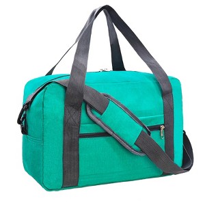 Generic Foldable Carry on Luggage Bag  Personal Item Bag for Airplanes Travel Duffel Bag - 1 of 4