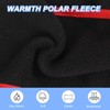 Unique Bargains Polar Fleece Stretchy Winter Running Sweatband with Button Ear Warmer Headband - 3 of 4