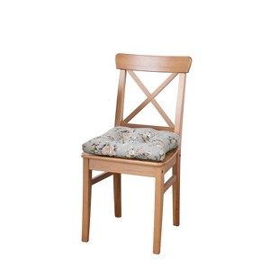 Ellis Bella Rose Gorgeous Medium Scale Printed Floral Pattern Non-Skid Chair Pad - 1 of 4