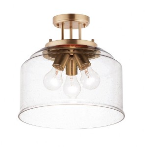 Maxim Lighting Acadia 3 - Light Semi-Flush Mount in  Heritage - 1 of 4