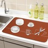 REGALWOVEN Large Diatomaceous Stone Dish Drying Mat for Kitchen Counter, Dishes, Cups, and Utensils 1 Pc - 2 of 4