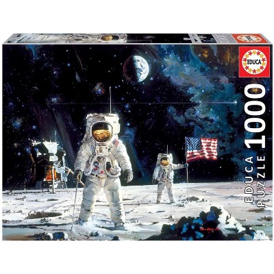 Educa Borras First Men On The Moon 1000 Piece Jigsaw Puzzle