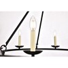 Elegant Lighting Maine Collection Chandelier D32.4 H23.25 Lt:6 Black Finish - 4 of 4