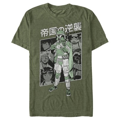 Men's Star Wars Boba Fett Anime Blast T-Shirt