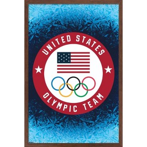 Trends International Team USA: 2026 Winter Olympics (Milan) - Logo Framed Wall Poster Prints - 1 of 4
